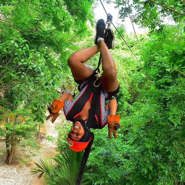 Zip-lining